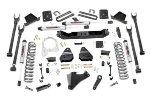 Ford F-250 Super Duty Suspension Lift Kit - Rough Country - 6 Inch, Diesel, 4 Link, V2, V2 Monotube Shock Absorbers - '17-'22 Ford F-250 Super Duty Suspension Lift Kit - Rough Country - 6 Inch, Diesel, 4 Link, V2, V2 Monotube Shock Absorbers - '17-'22